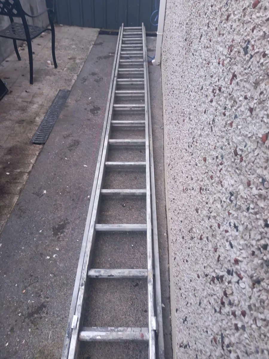 30ft double extension ladder - Image 1