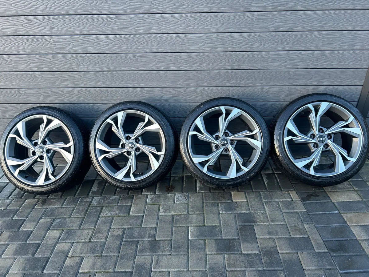 18” GENUINE AUDI COMPETITION ALLOY WHEELS & TYRES - Image 2