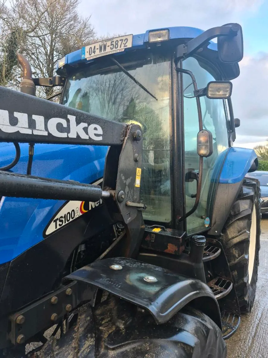 New Holland ts100a quicke loader NO VAT - Image 3