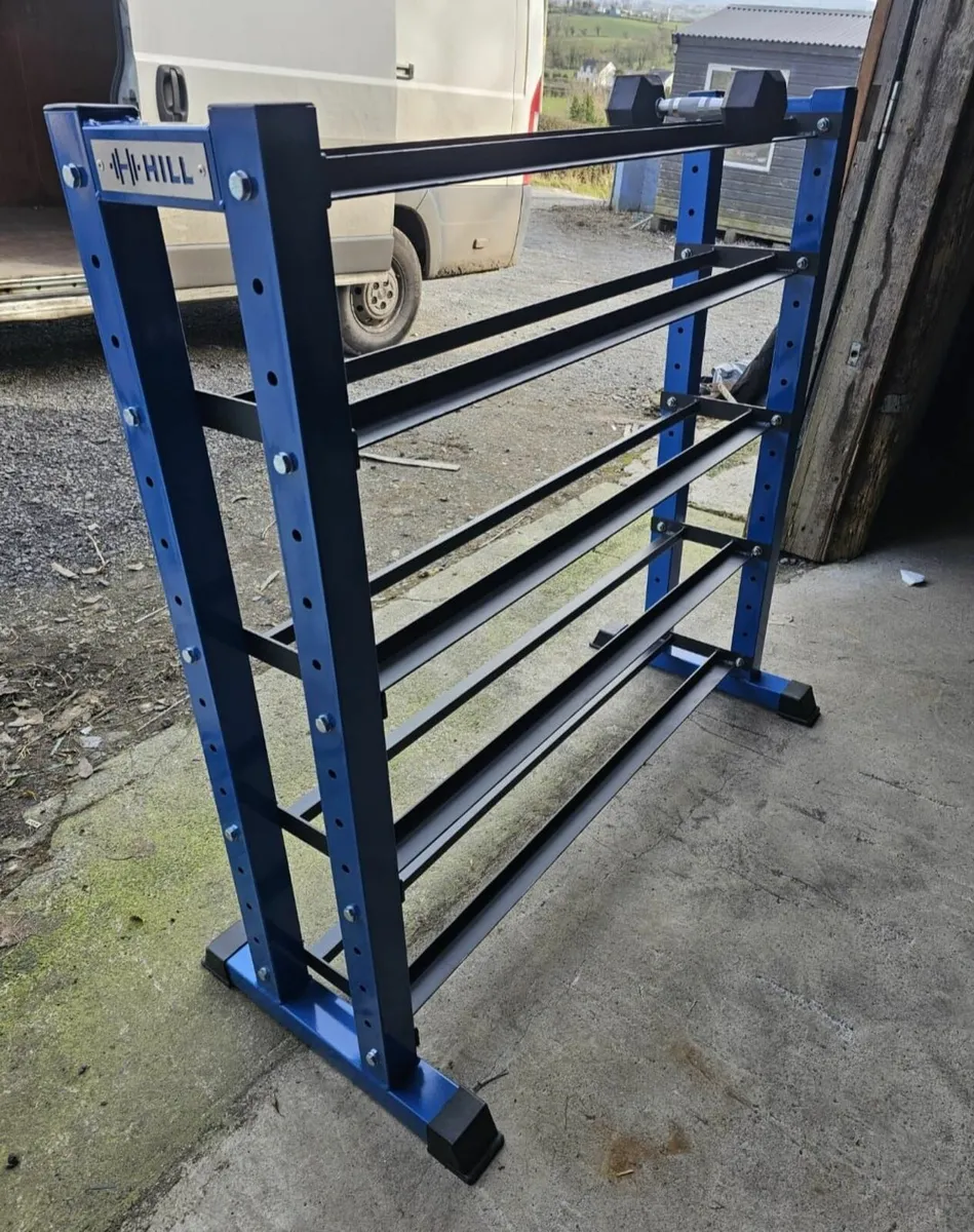 3 Tier Dumbbell Rack Storage Solution -Gym Weights - Image 3