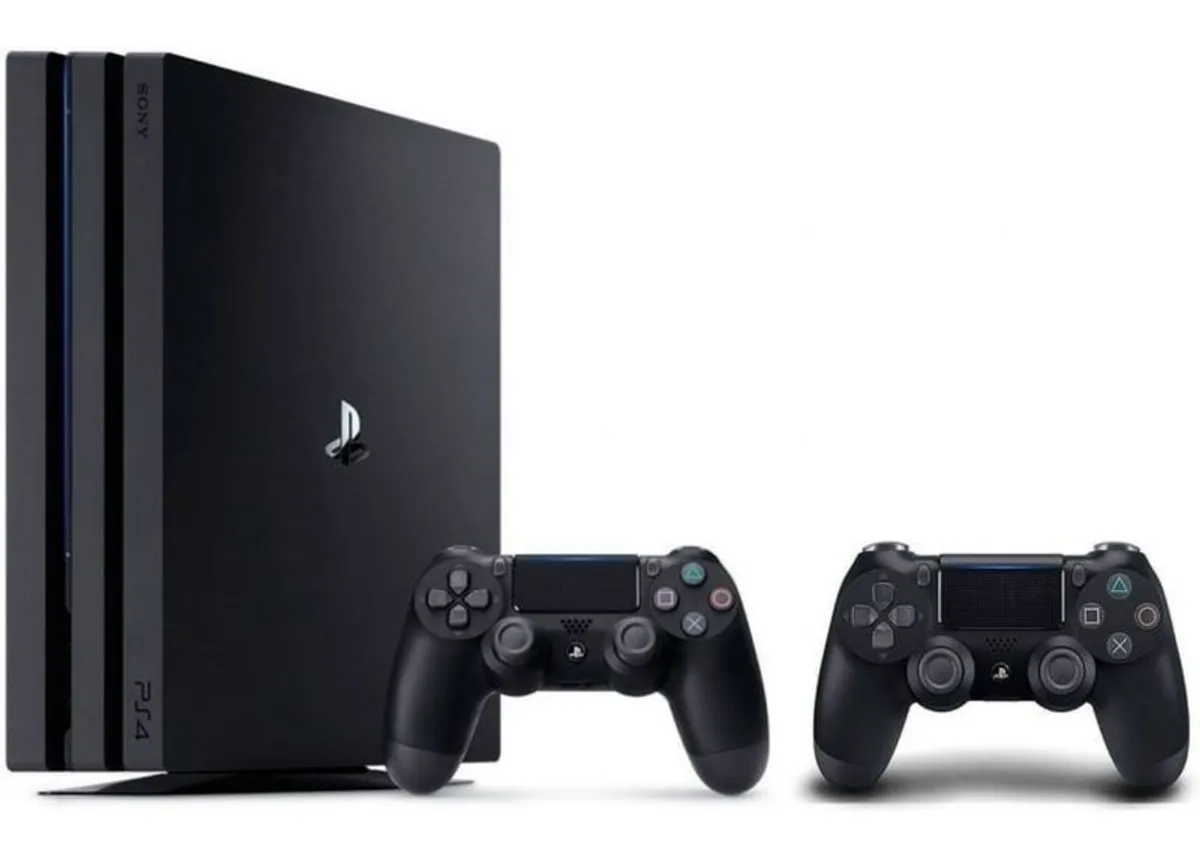 ps4 pro 1tb with 2 controllers and camera