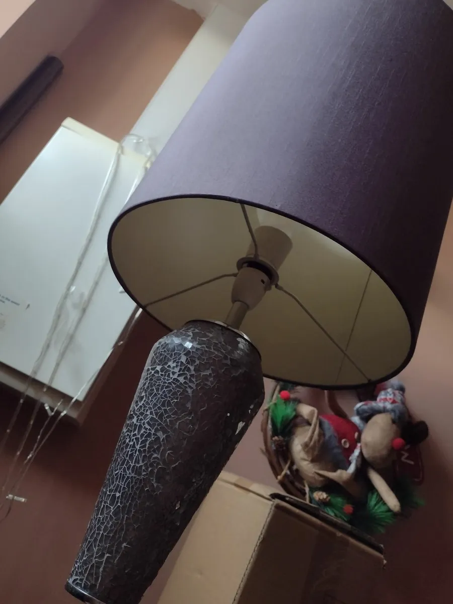 5ft tall heavy chrome floor lamp - Image 3