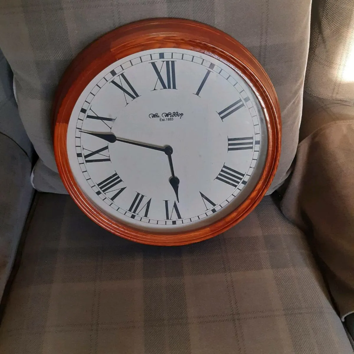 Wooden Cased Wall Clock.