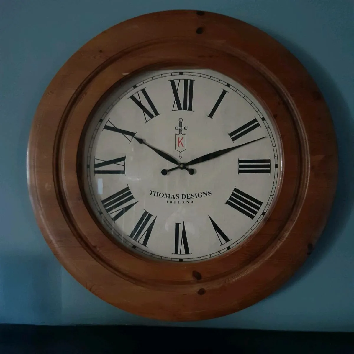 Large Rustic Wall Clock. - Image 1