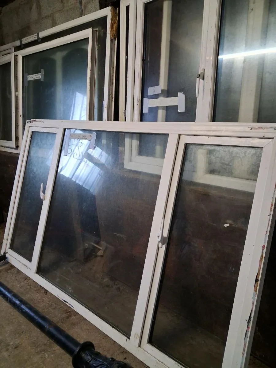 PVC double glazed windows, white - Image 1