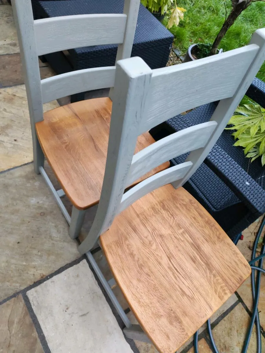 4 kitchen dining chairs - Image 1