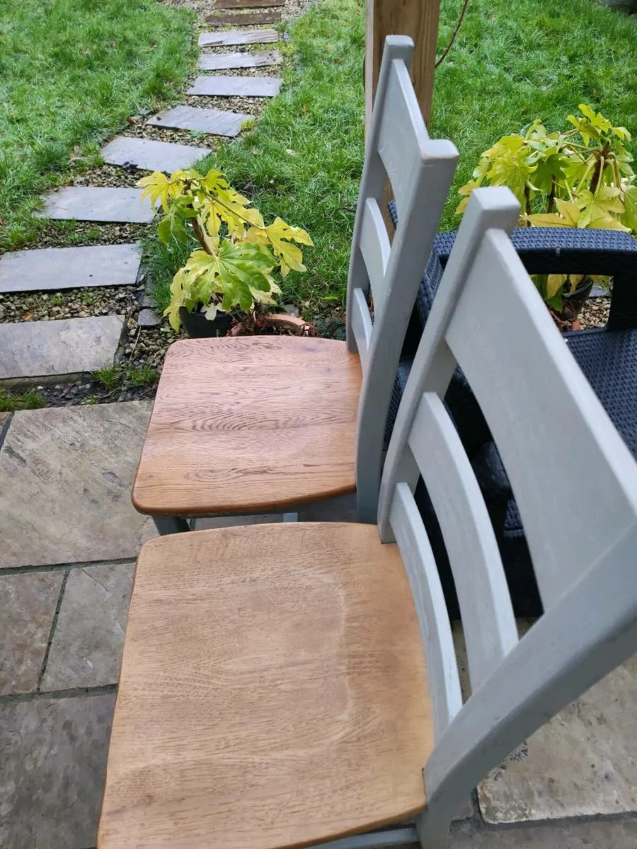 4 kitchen dining chairs - Image 2