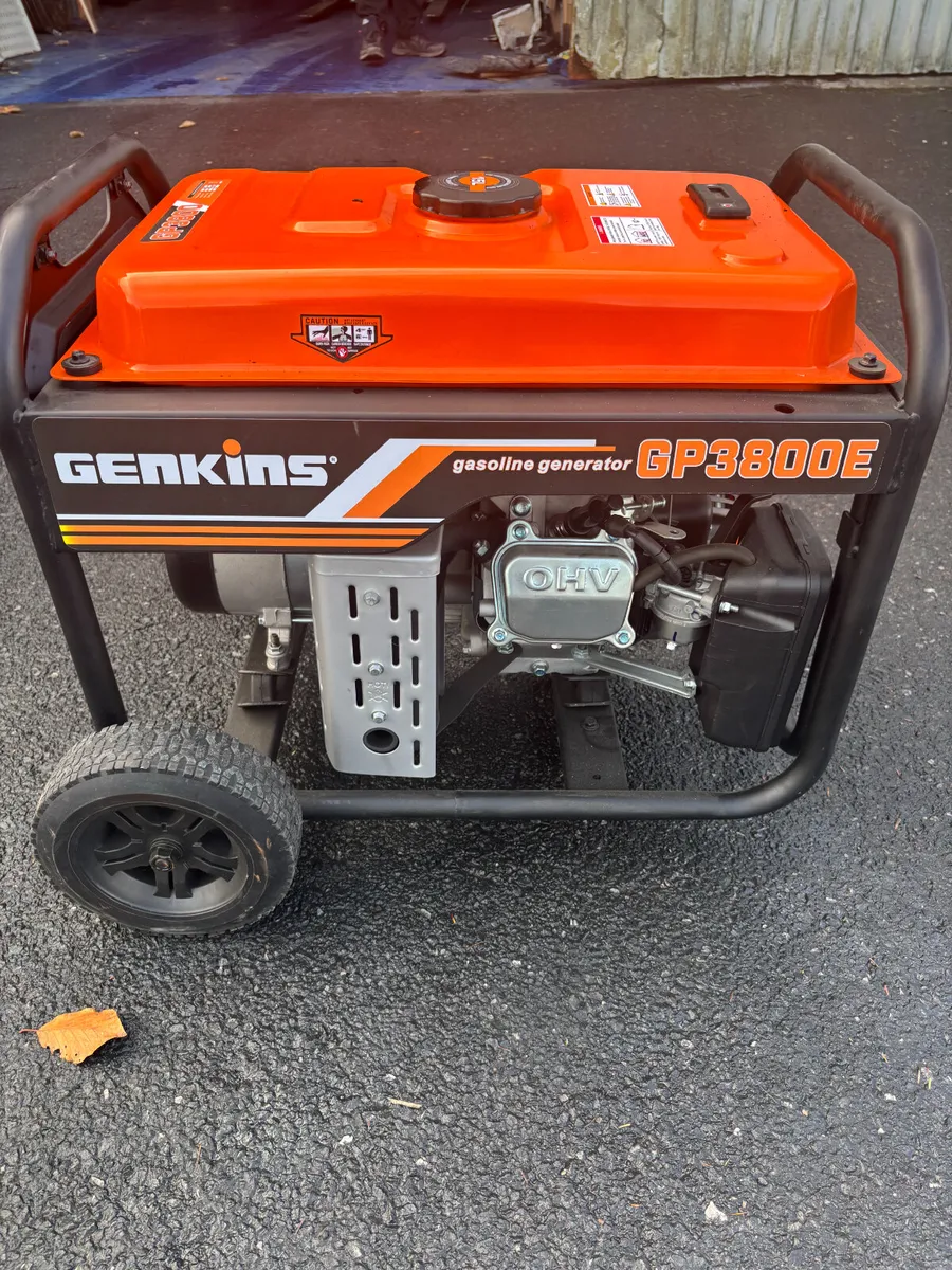 Genkins GP3800E Gasoline mobile Generator - Image 1