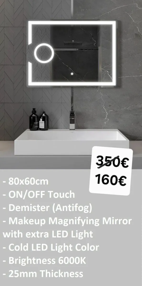 LED Bathroom Mirror - Image 1