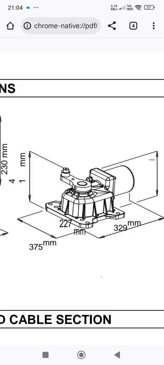 230 volt underground gate kit for swing gates . - Image 2