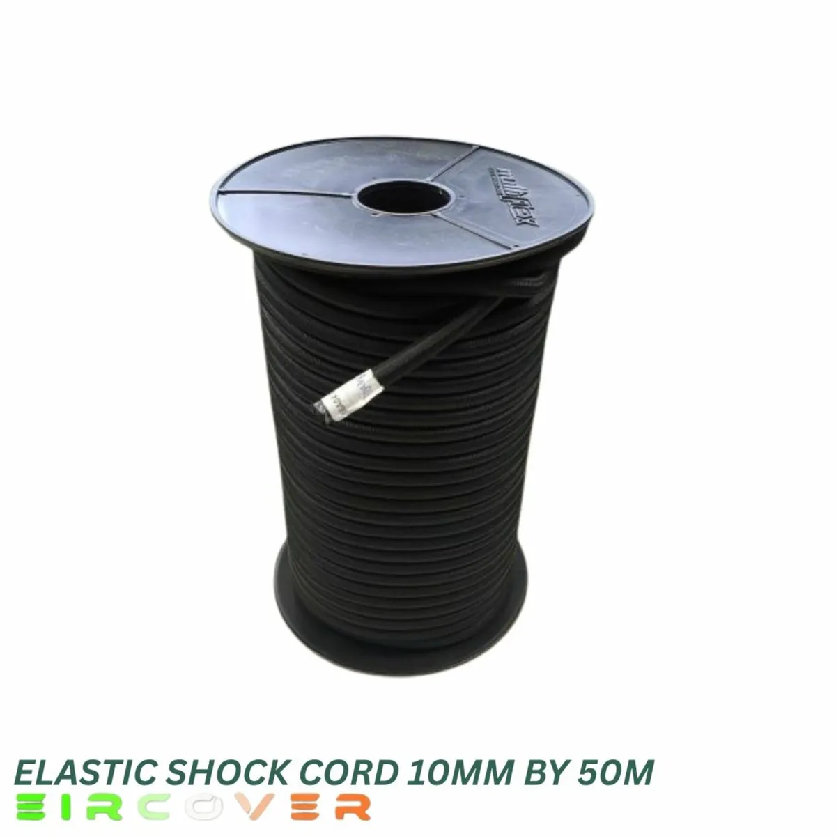 Elastic bungee rope 10mm / 50m - Reel  Black - Image 2