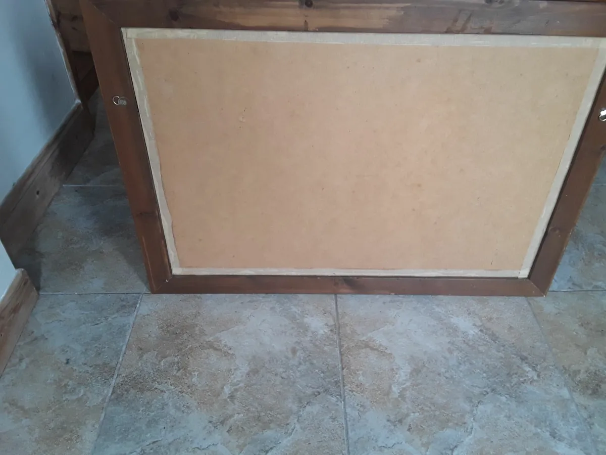 Large mirror dark brown frame - Image 2