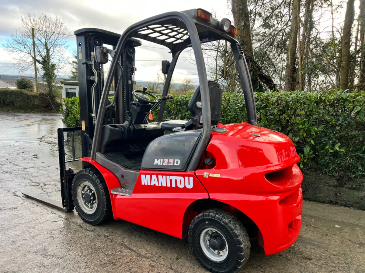 2018 Manitou MI25D Forklift (1200hrs) - Image 4