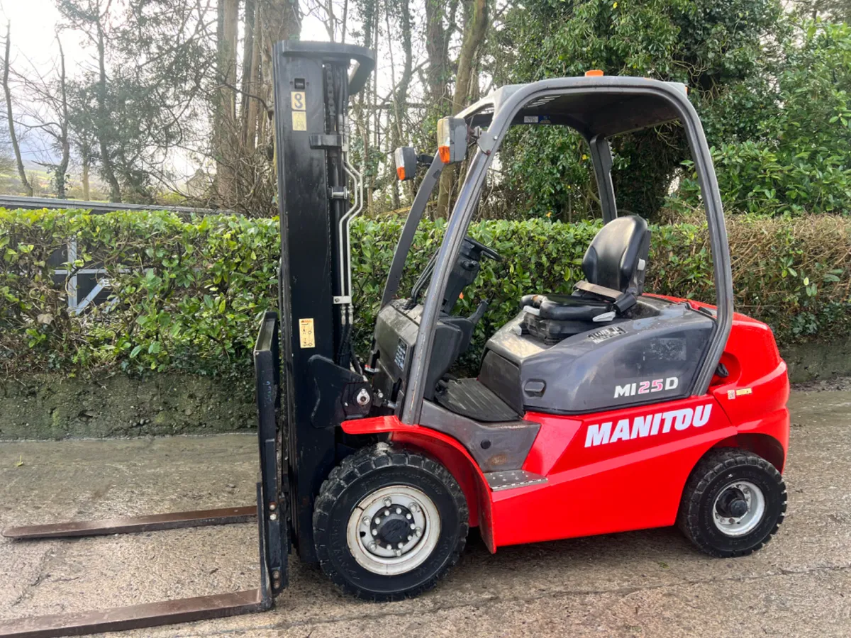 2018 Manitou MI25D Forklift (1200hrs) - Image 1