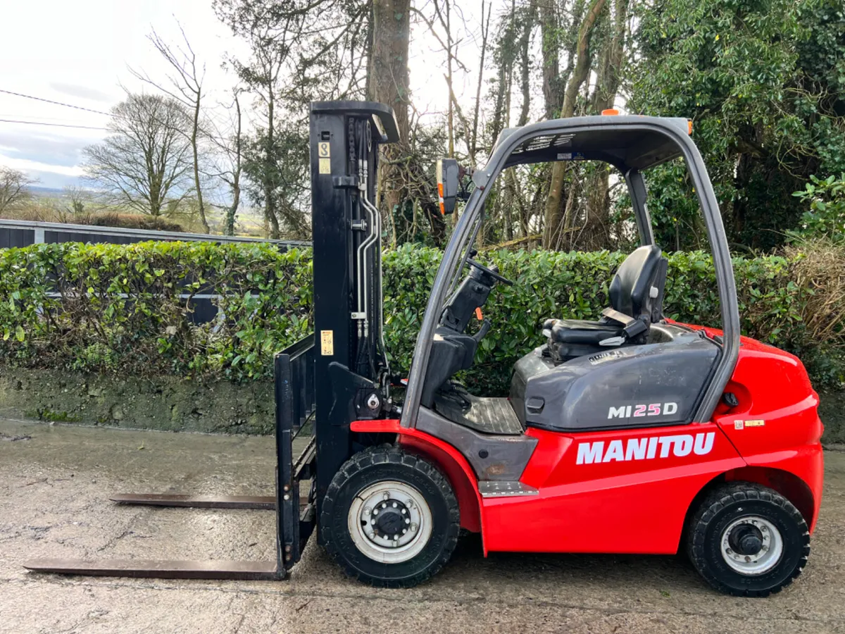 2018 Manitou MI25D Forklift (1200hrs) - Image 2