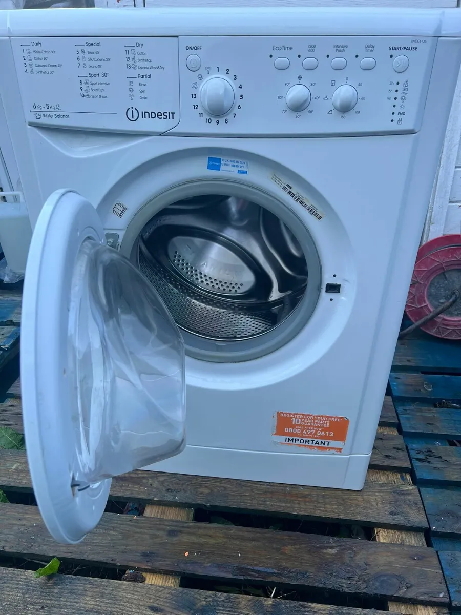 INDESIT Washing Dryer EcoTime Wash 6KG Dry 5KG - Image 2