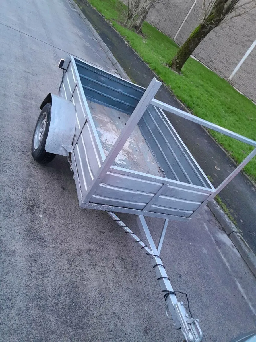Factory made builders trailer 6 by 4 all steel - Image 2