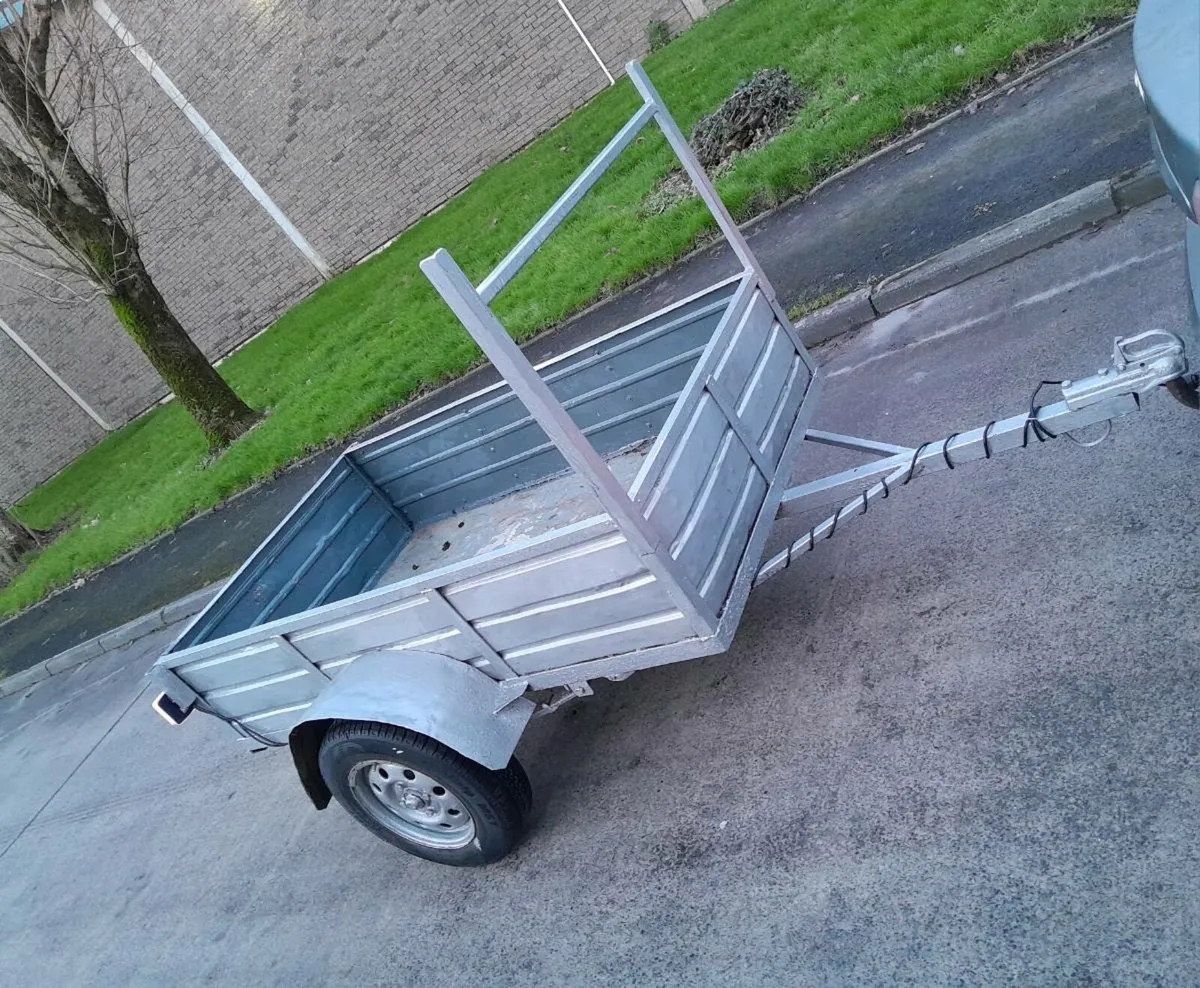 Factory made builders trailer 6 by 4 all steel - Image 3