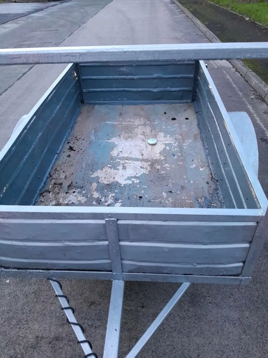 Factory made builders trailer 6 by 4 all steel - Image 4