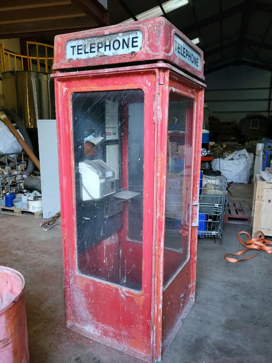 1960s UK Red phone box - Image 1