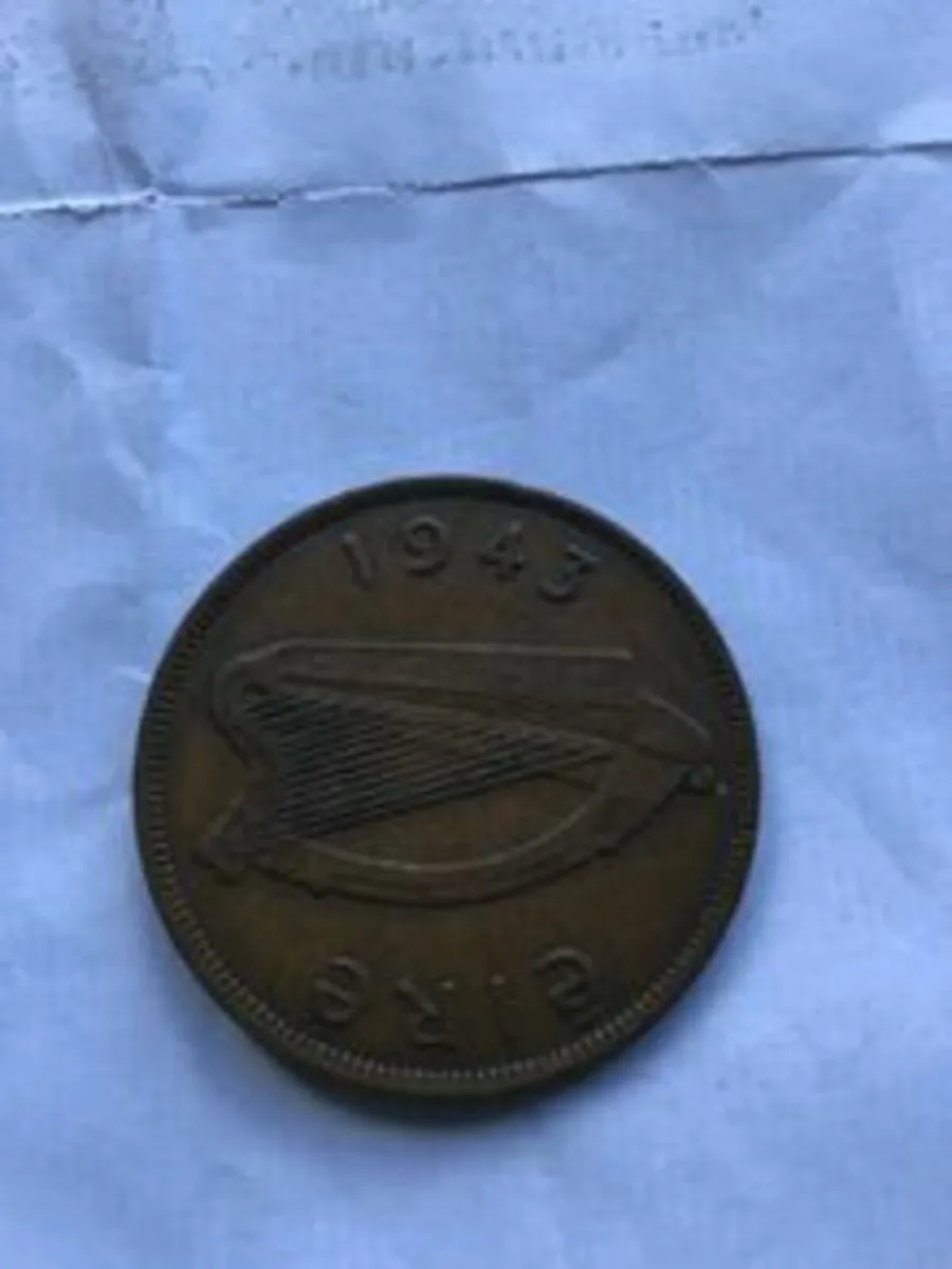 Pre Decimal Irish Penny 1943