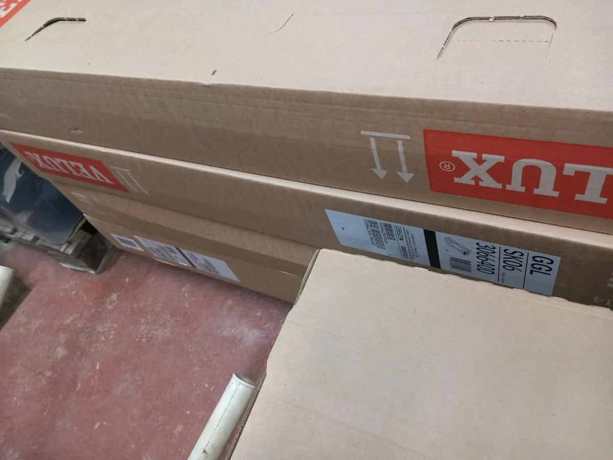 Velux Windows with motors (x4) inc flashing kits - Image 1