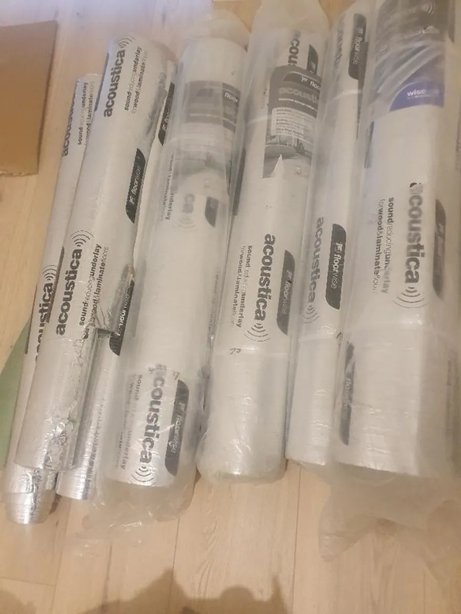 woodfloor underlay 5 full and 3 half rolls