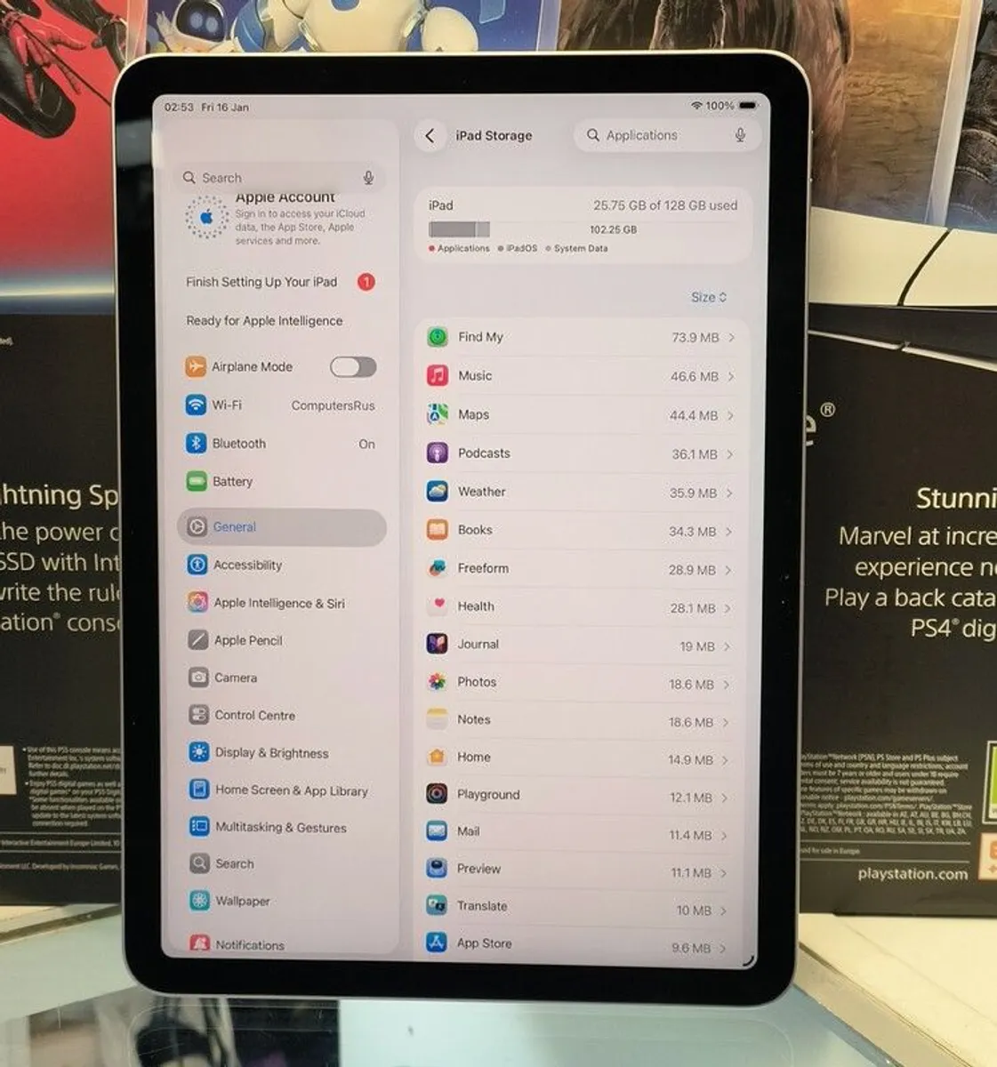 Apple iPad Air 11" M2 (A2902) 128GB - Space Purple 2024 - Image 4