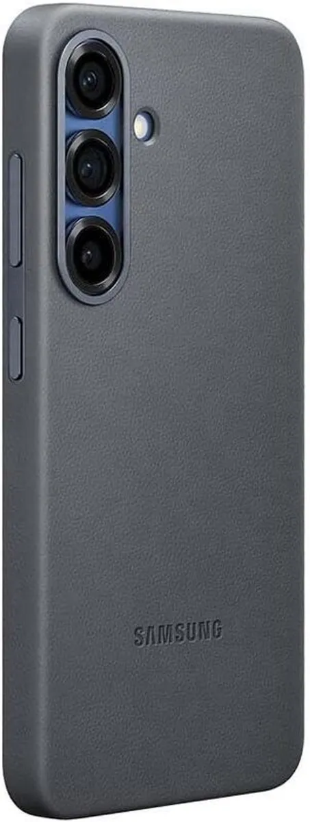 SAMSUNG Galaxy Original Kindsuit Faux Leather Case for Galaxy S25, Black - Image 1