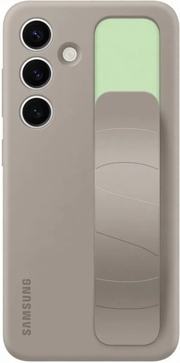 Samsung Galaxy OriginalS24 Standing Grip Case, Taupe - Image 3