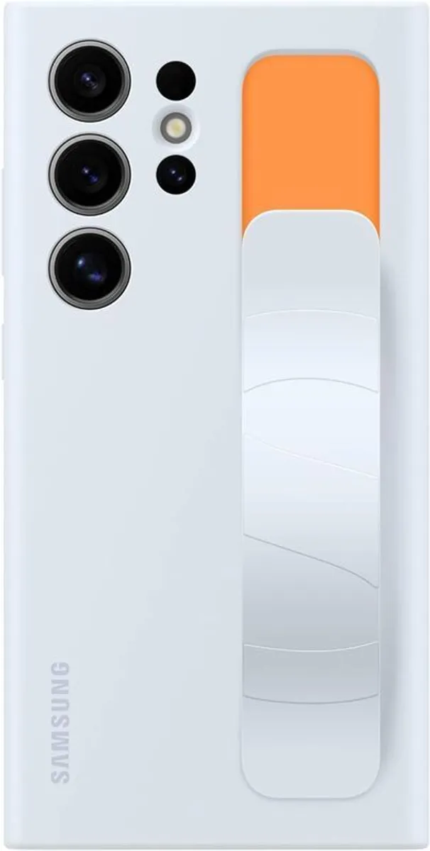 original samsung Standing Grip Case - Samsung Galaxy S24 ultra - light blue - Image 1