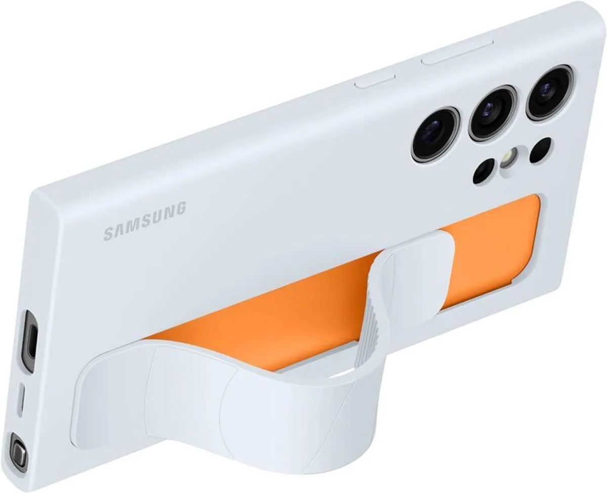 original samsung Standing Grip Case - Samsung Galaxy S24 ultra - light blue - Image 3
