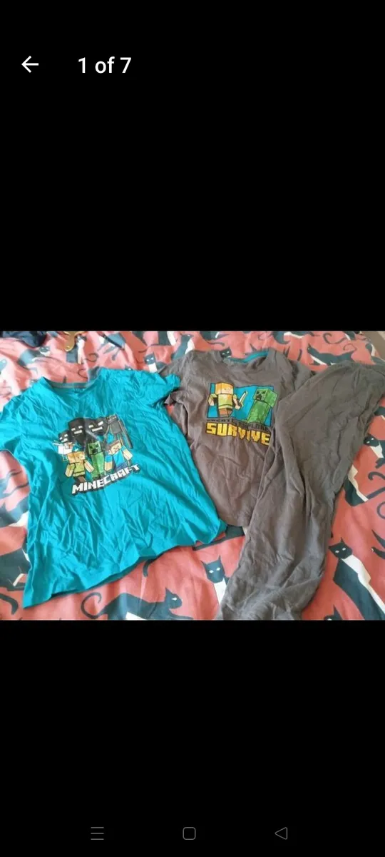 Boys Minecraft pjs 10_11 yrs - Image 1