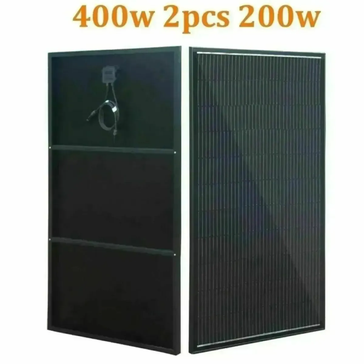 400W Solar Panel Kit 12V 2x200W Aluminum - Image 3