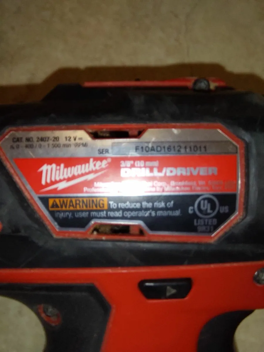 Milwaukee M12 drill driver - Image 3