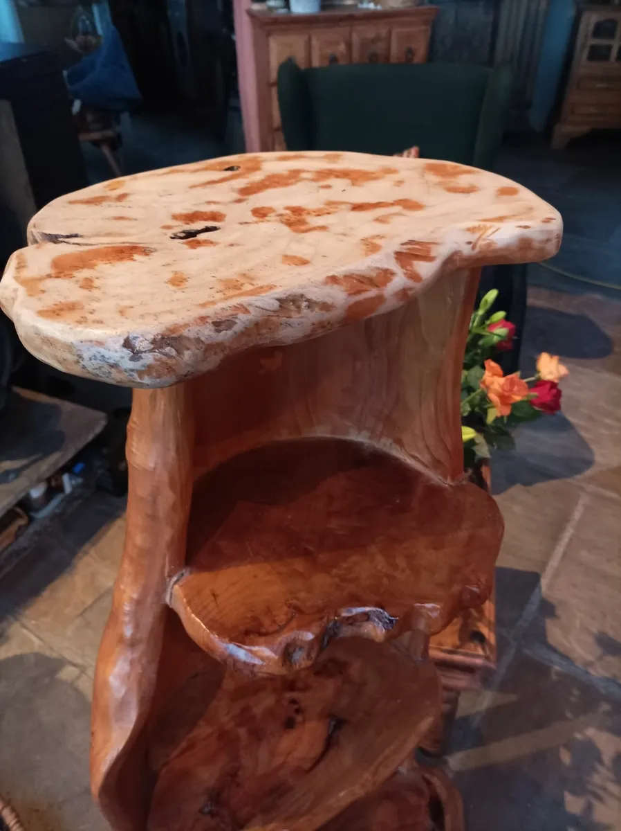 Solid wooden shelf unit - Image 3