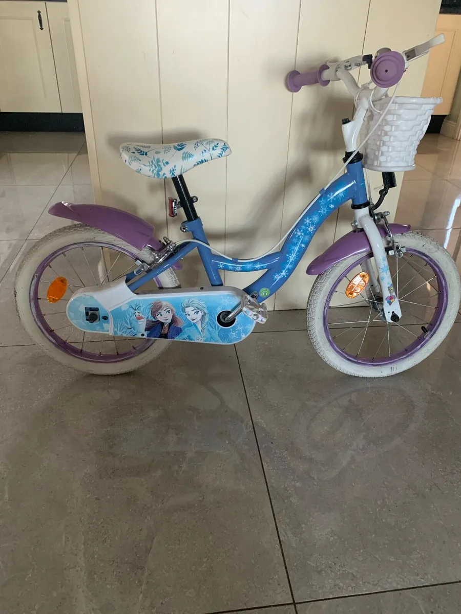 Frozen 16 inch girls bike - Image 2