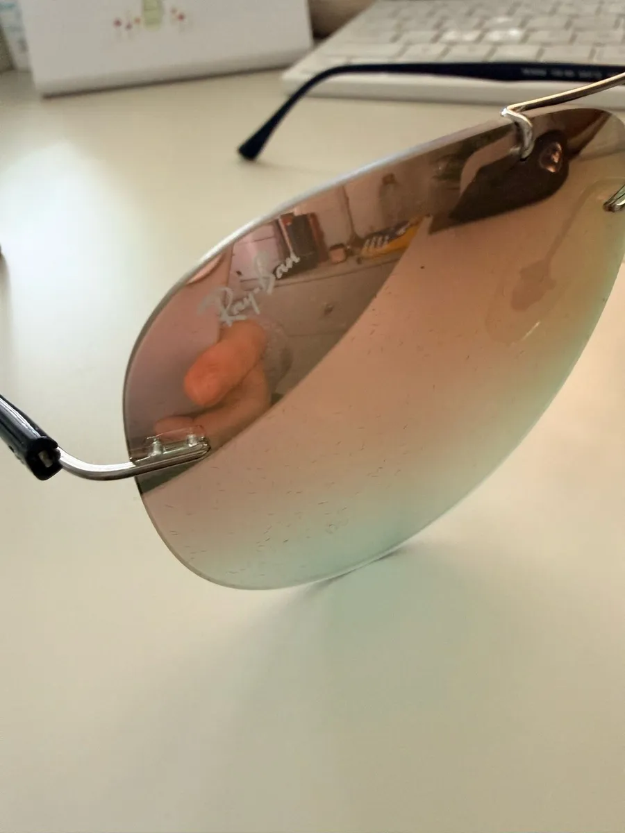 Ray-Ban Sun Glasses Mirror Titanium RB8059 - Image 2
