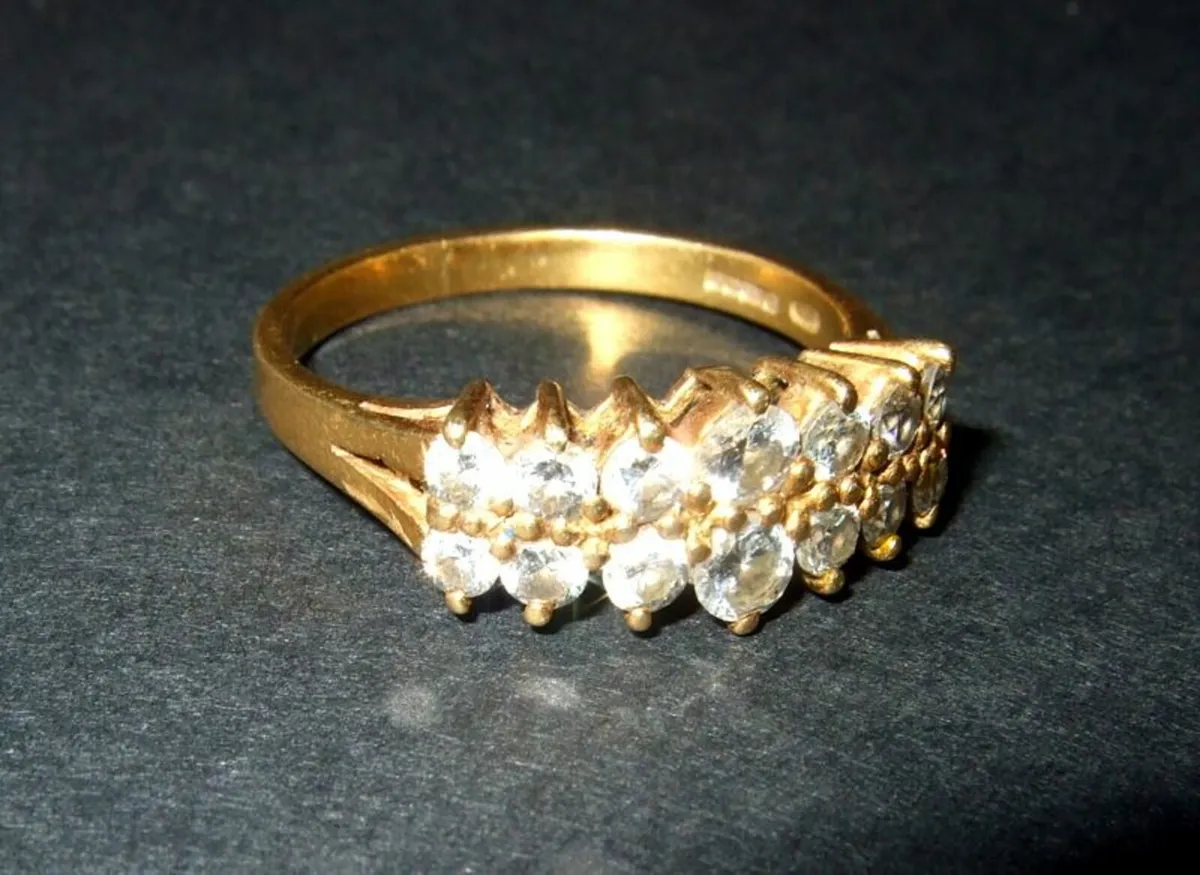 Vintage 18ct Gold & Diamond Ring - Image 2