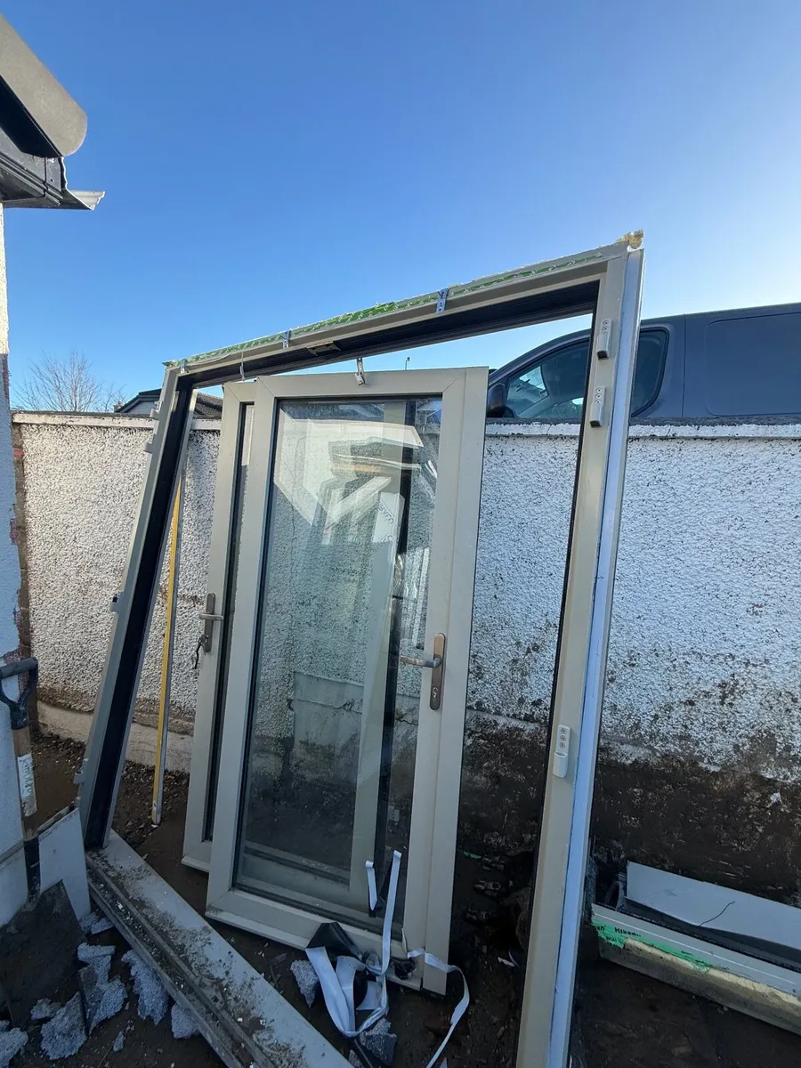 Aluclad double doors (1 year old) - Image 1