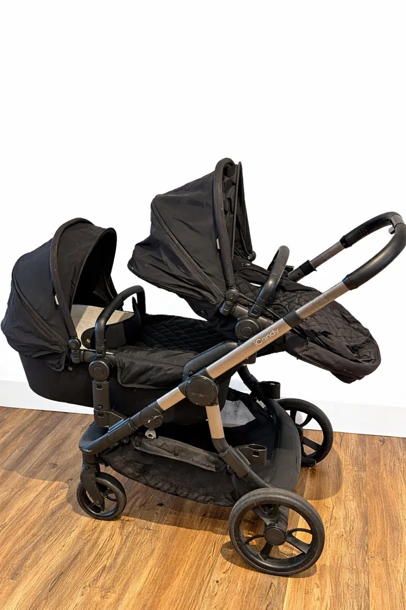 I Candy Orange Single-Double Buggy Blacked out - Image 1