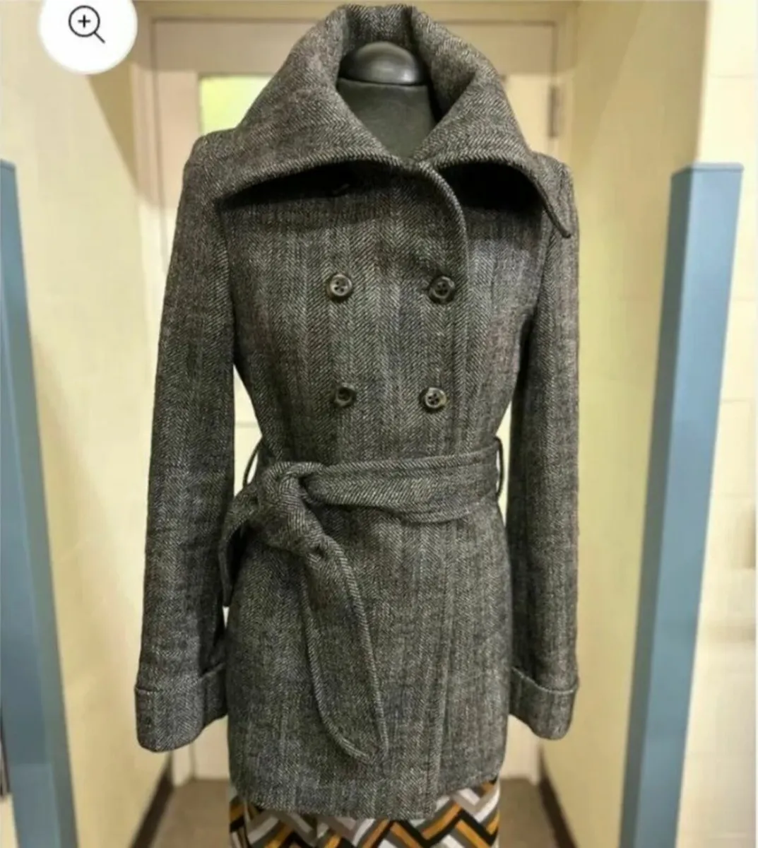 Massimo Dutti Wool Coat - Image 1
