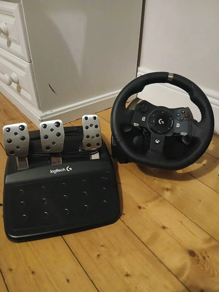 XBox Series X, logitech G920 steering wheel - Image 1
