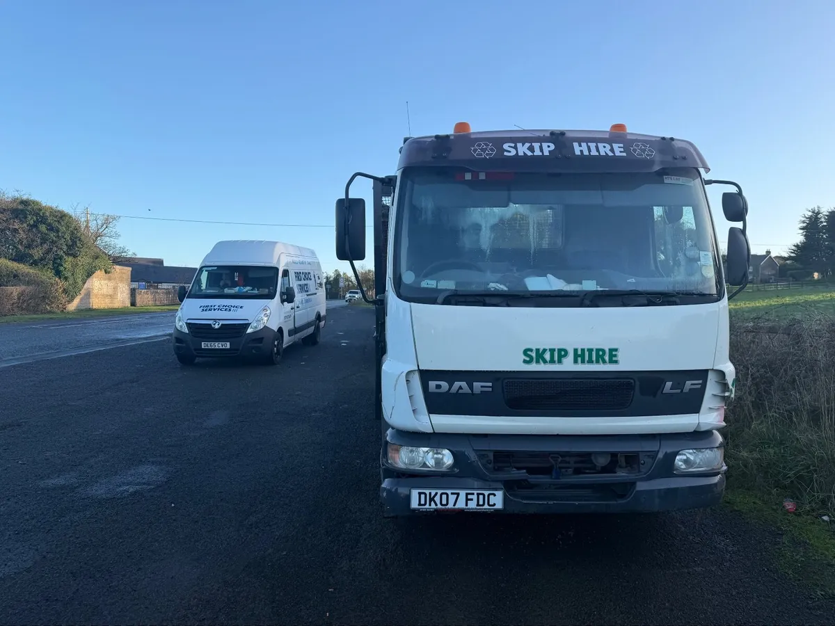 Daf skip lorry - Image 1