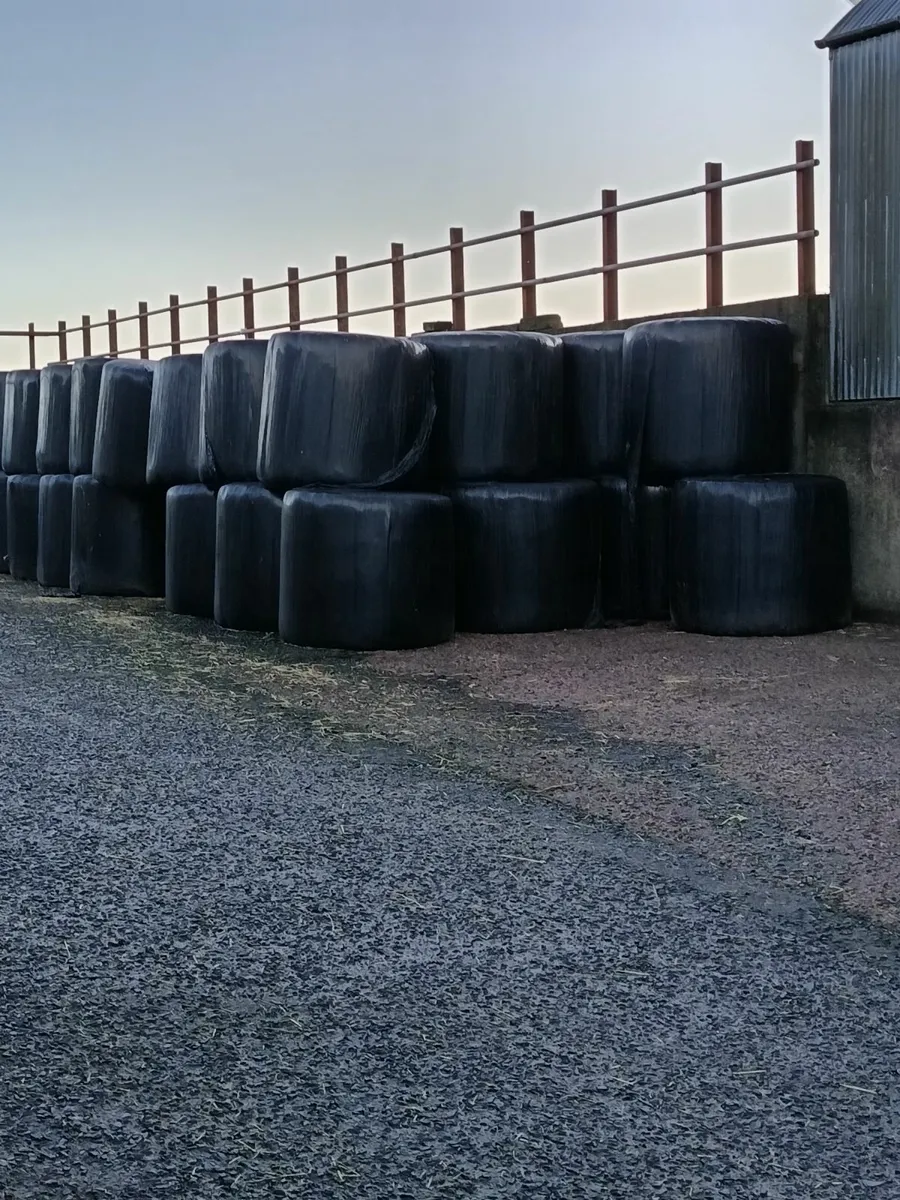Round bale silage