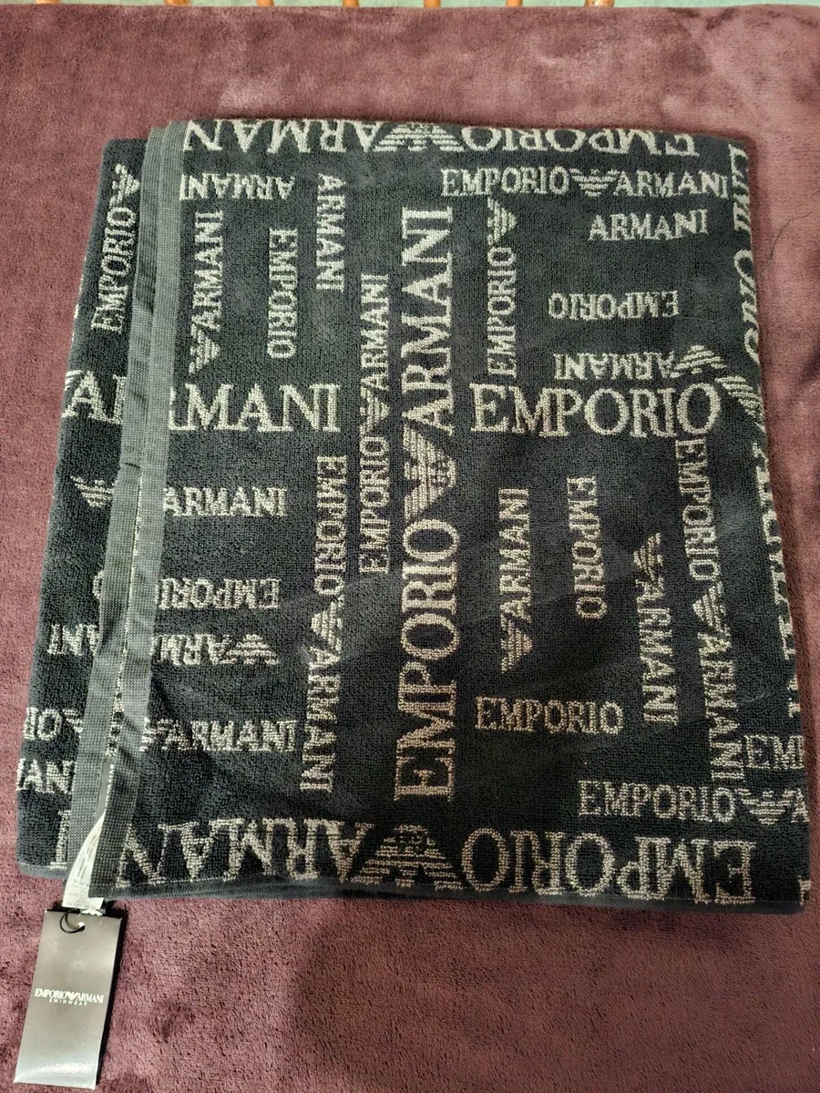 Brand New, Never Used Armani Bath Towel - Image 1