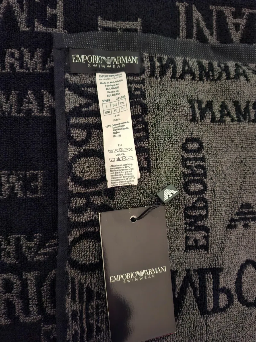 Brand New, Never Used Armani Bath Towel - Image 2