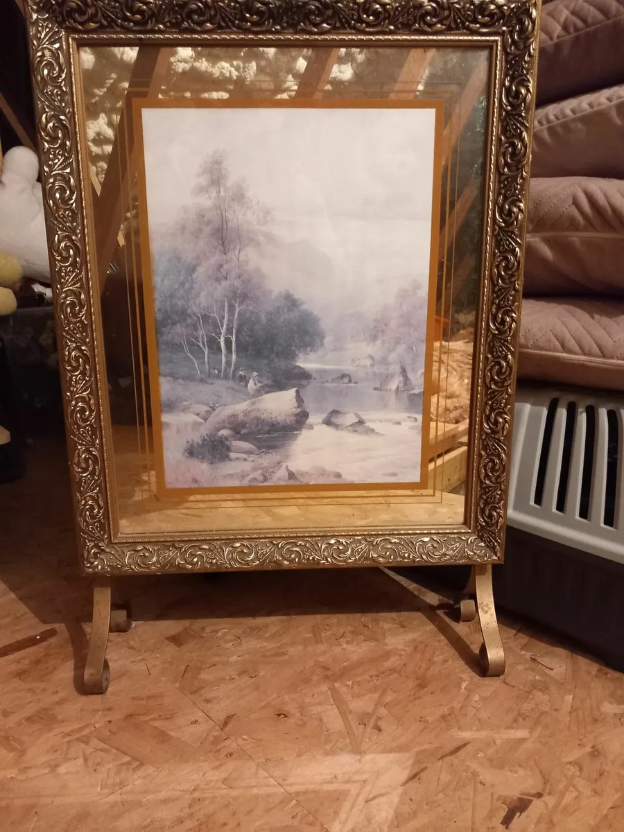 Antique fire screen - Image 3