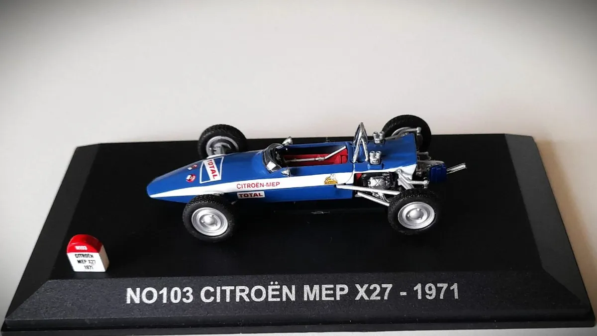 Collectable Diecast Model 1:43– Citroen MEP F.Bleu - Image 1
