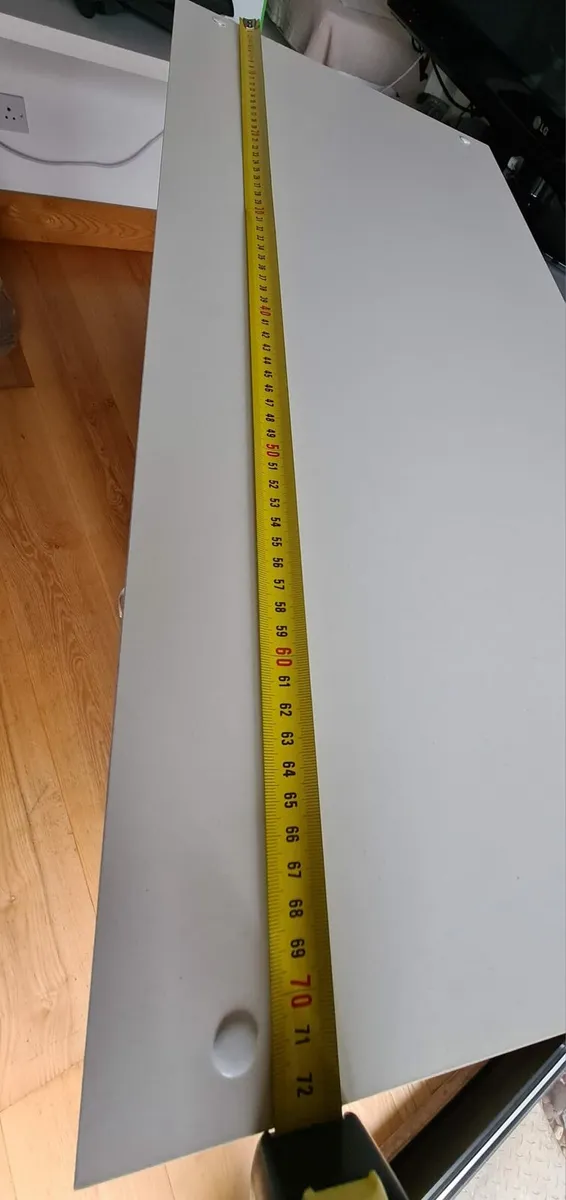 Cube storage unit white shelves with 6 boxes - Image 3